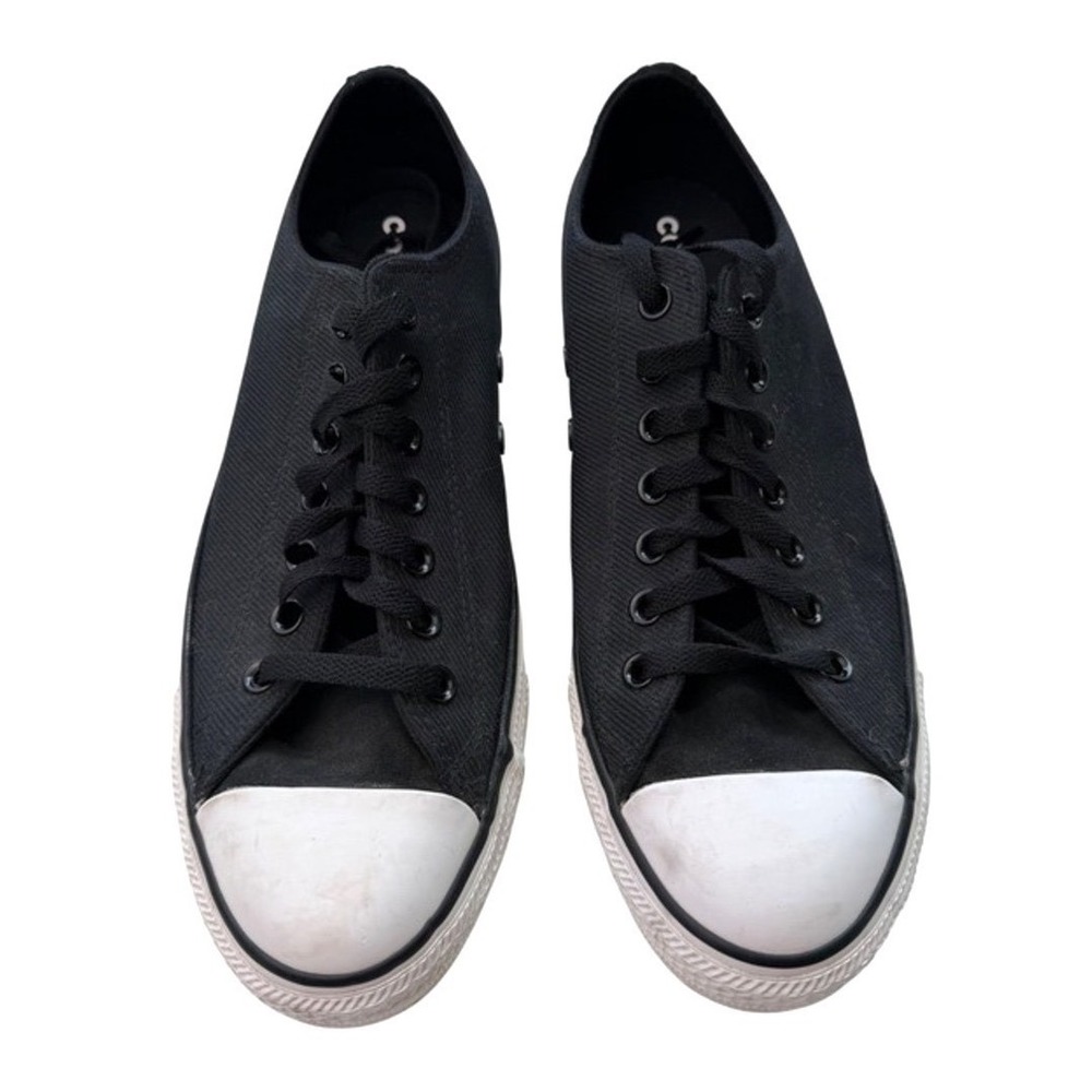 Converse Chuck Taylor All Star Low Top Black Textile Sneakers Men 9 Women 11